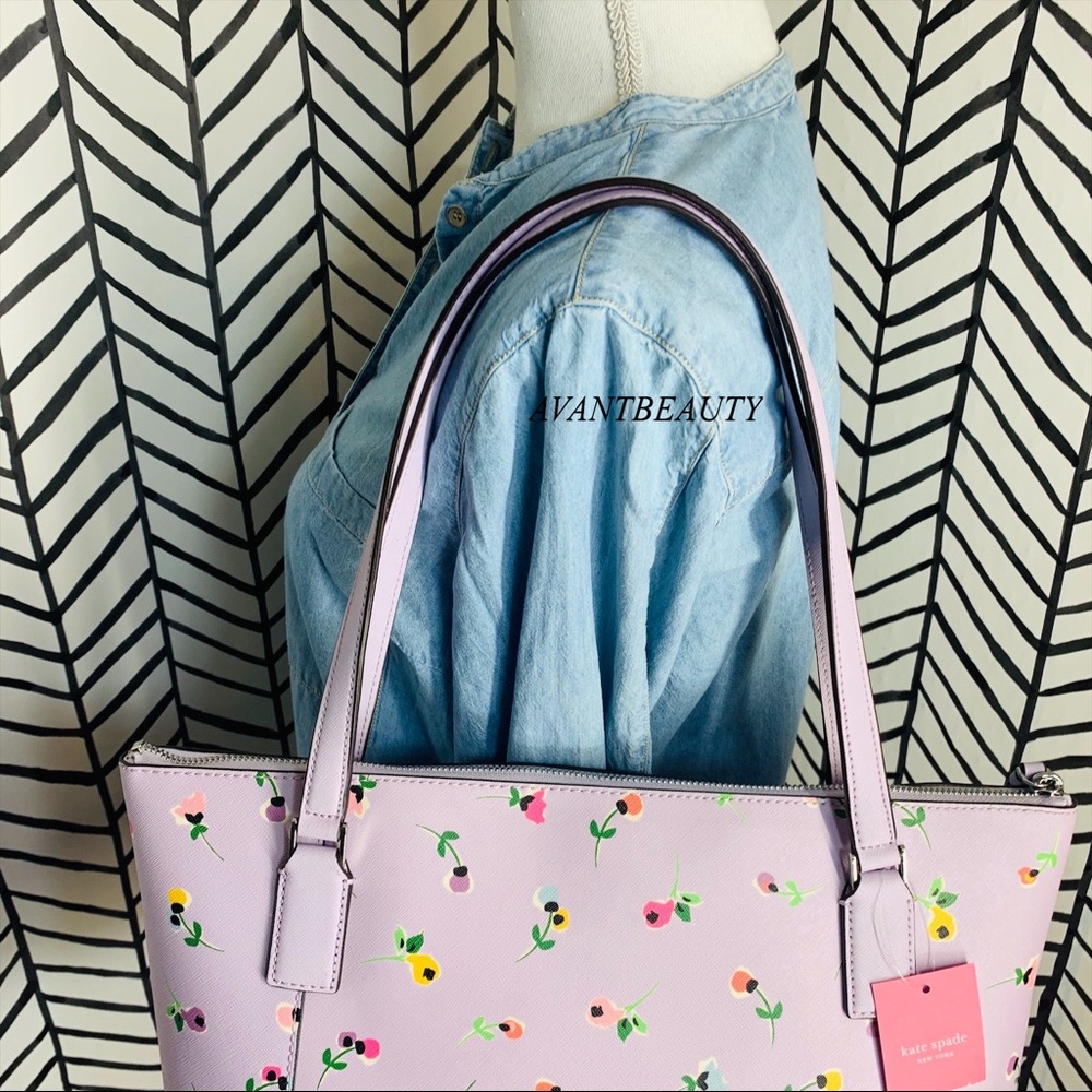 🔸 Wildflower ditsy Kate spade Cameron pocket tote - Picture 12 of 14